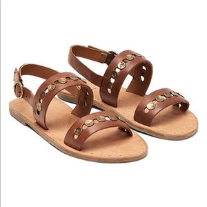 FRYE 2 Band Sandals New in Box Never worn.